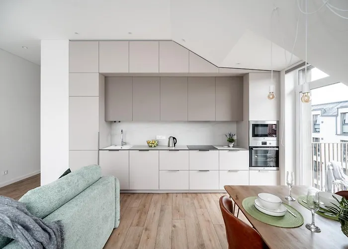 Lägenhet Floor, Spacious W-balcony & Free Parking I Cohost Vilnius