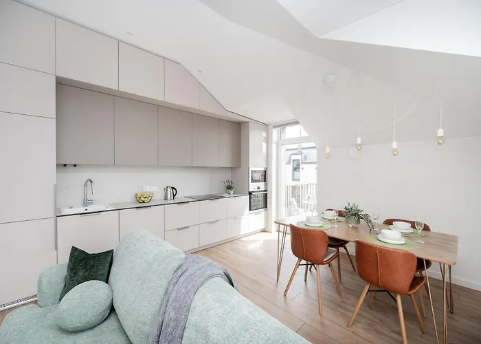 아파트 Floor, Spacious W-balcony & Garage I Cohost 빌뉴스