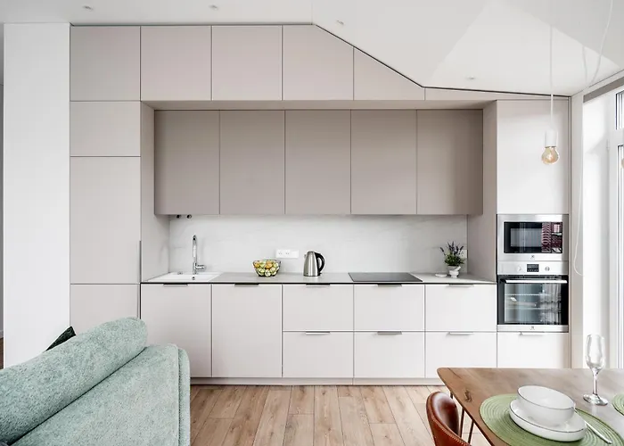 Floor, Spacious W-balcony & Free Parking I Cohost 维尔纽斯